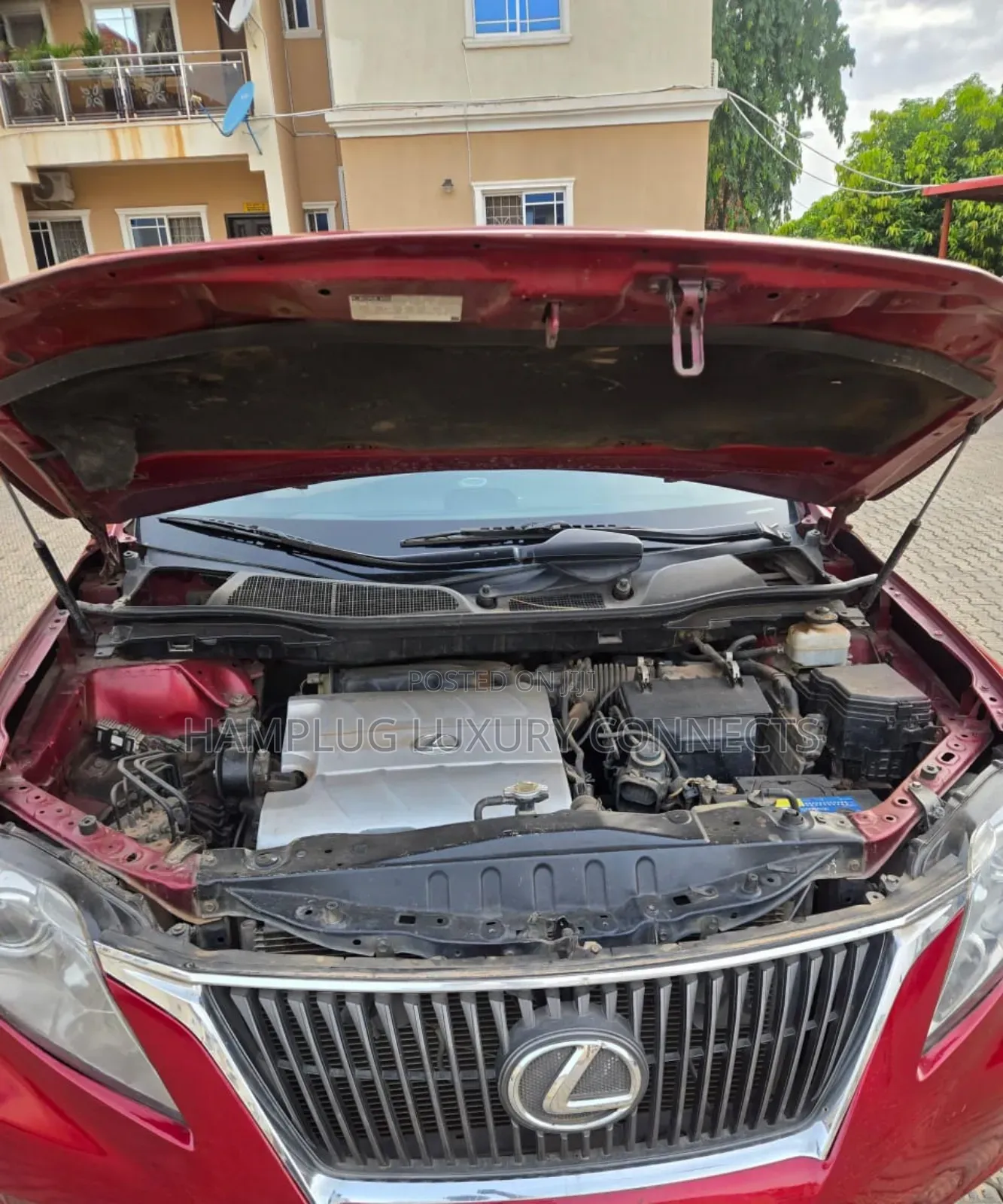 Lexus RX 2011 Red