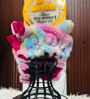 Teddy Fur Hair Bonnet
