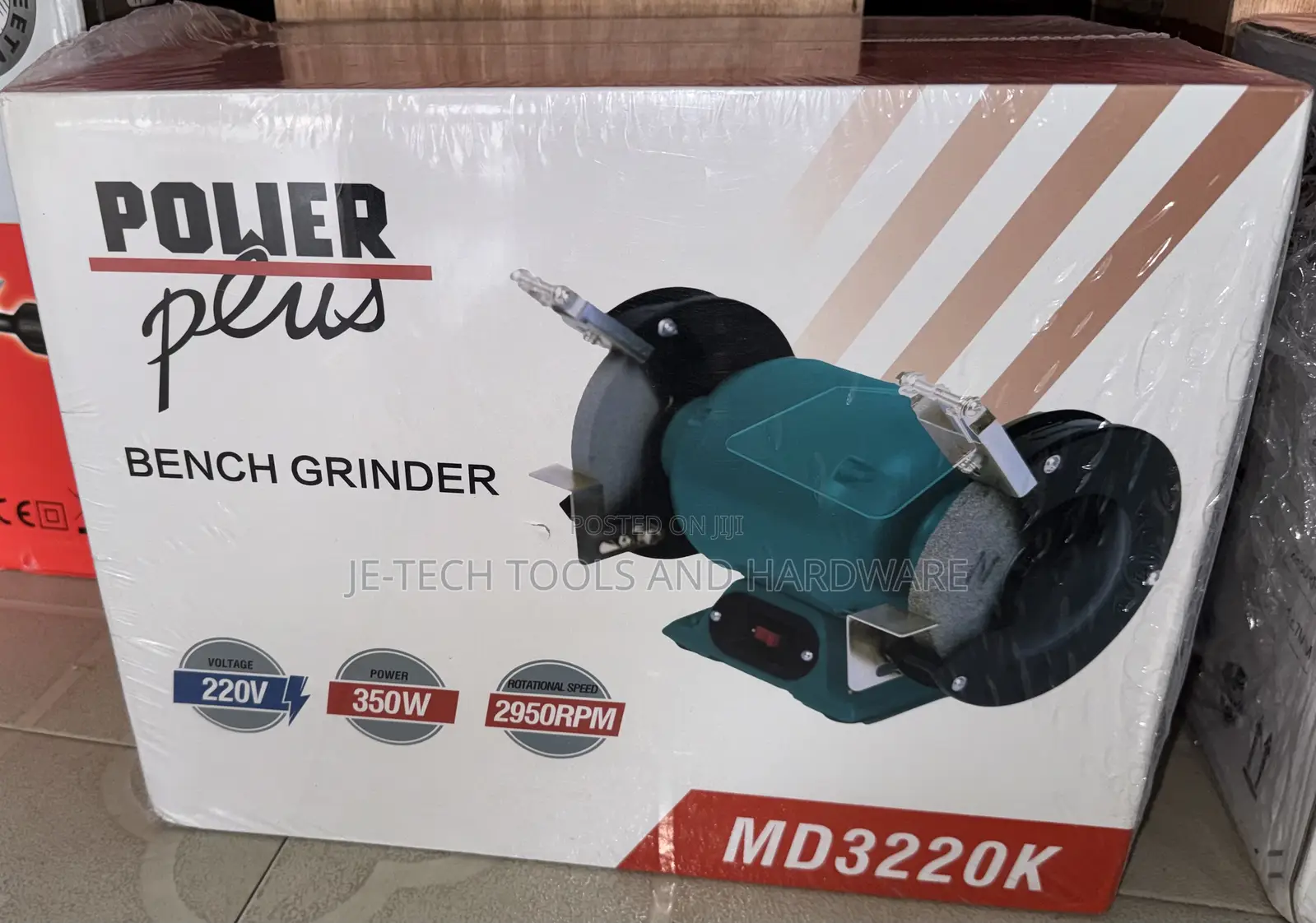 Power Plus Bench Grinder 8 Inches