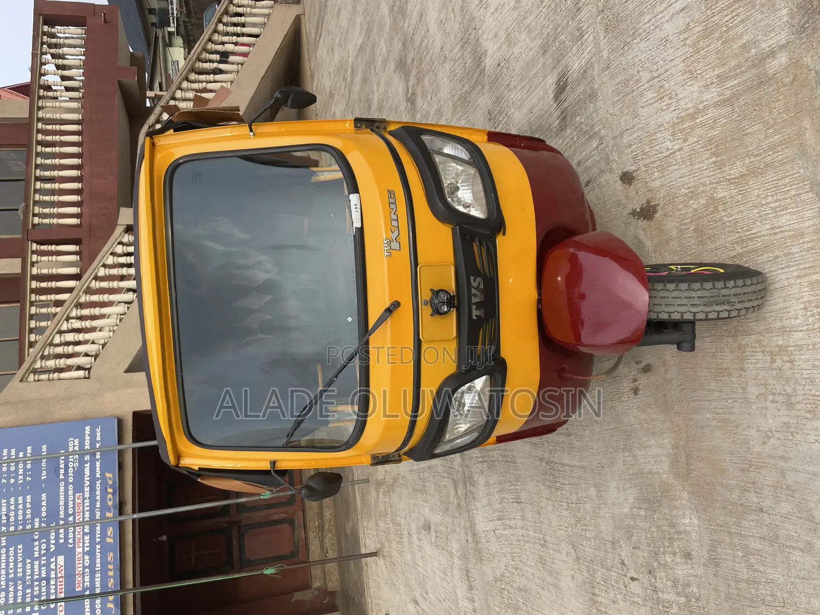TVS King Deluxe Plus iTouch Start 2025 Yellow