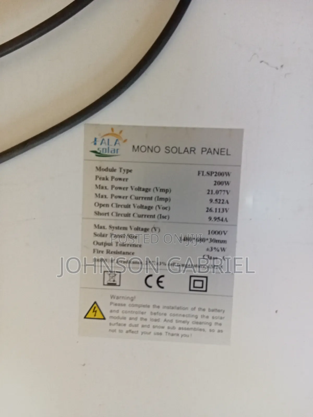 Complete Solar Kit, 2000w Inverter, 200w Panel, 30a Controller,Battery
