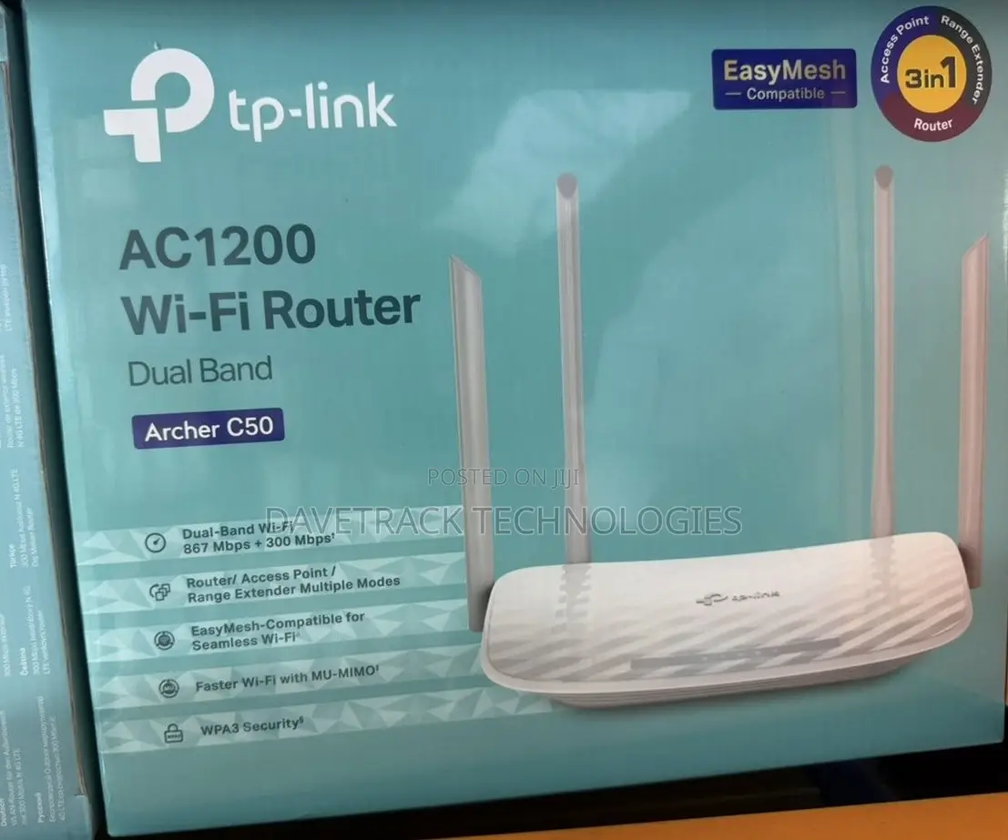 Tp-Link Archer C50 Ac1200 Wireless Dual Band Router