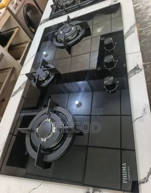 Original Phiima 90cm Built-in 3 Burners Automatic Gas Cooker Hob Etc.