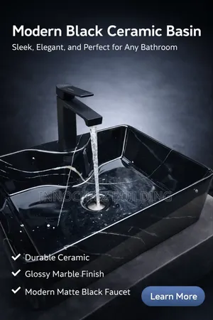 Black Countertop Basin (Mjl-B01)