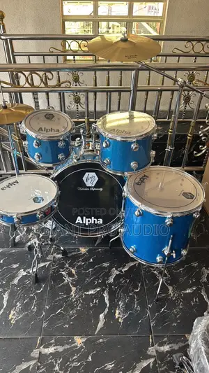 Complete 5 PCS Virgin Alpha Drumset