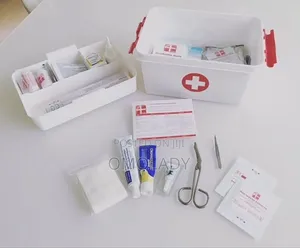 First Aid Medicine Box Storage Organizer