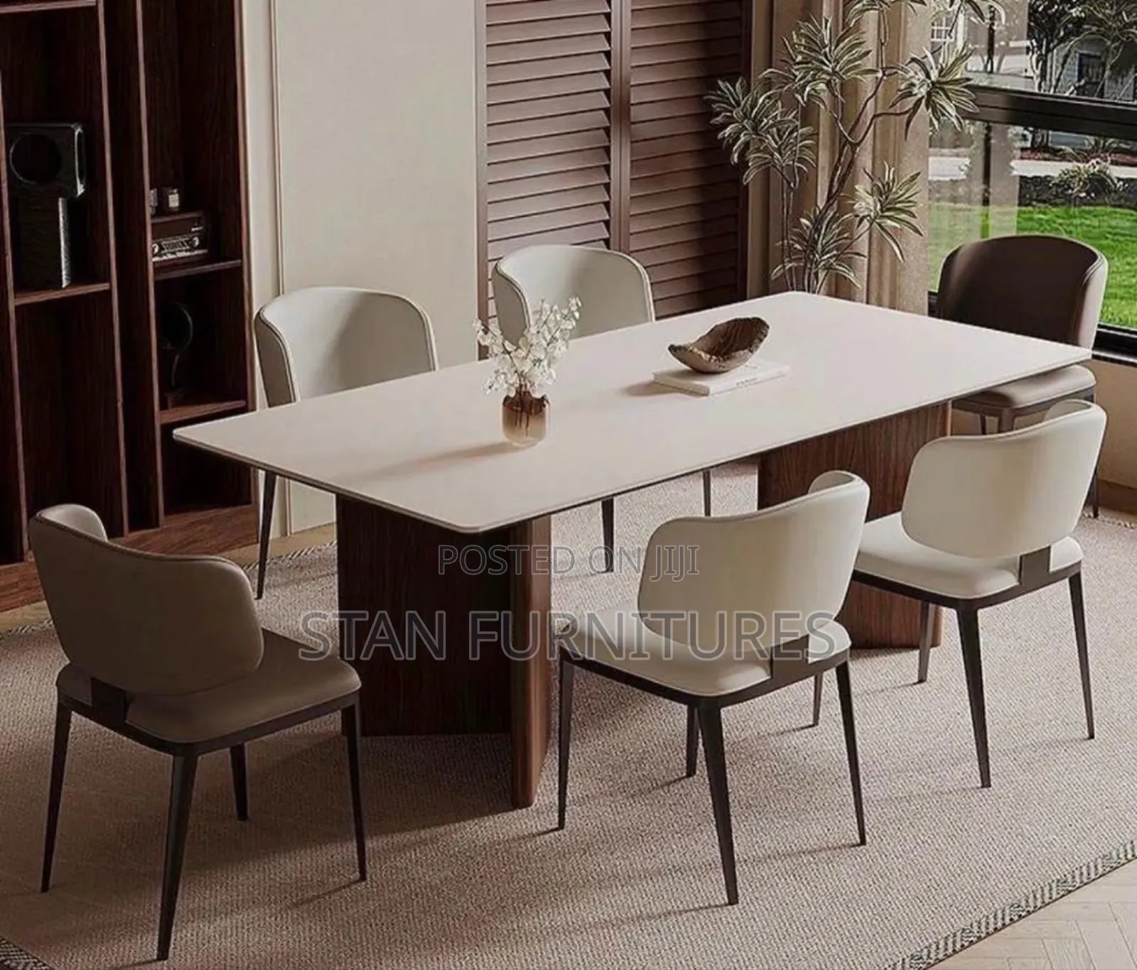 Dinning Table 6 Sitters