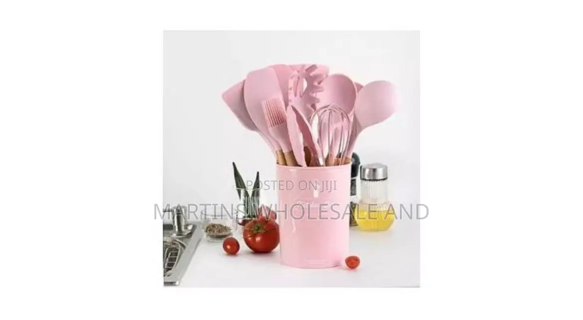 12 PCS Silicon Non Stick Cooking Spoon Set