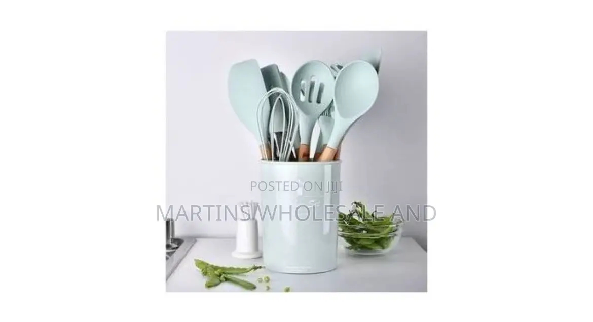 12 PCS Silicon Non Stick Cooking Spoon Set