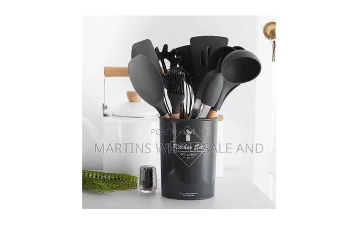 12 PCS Silicon Non Stick Cooking Spoon Set