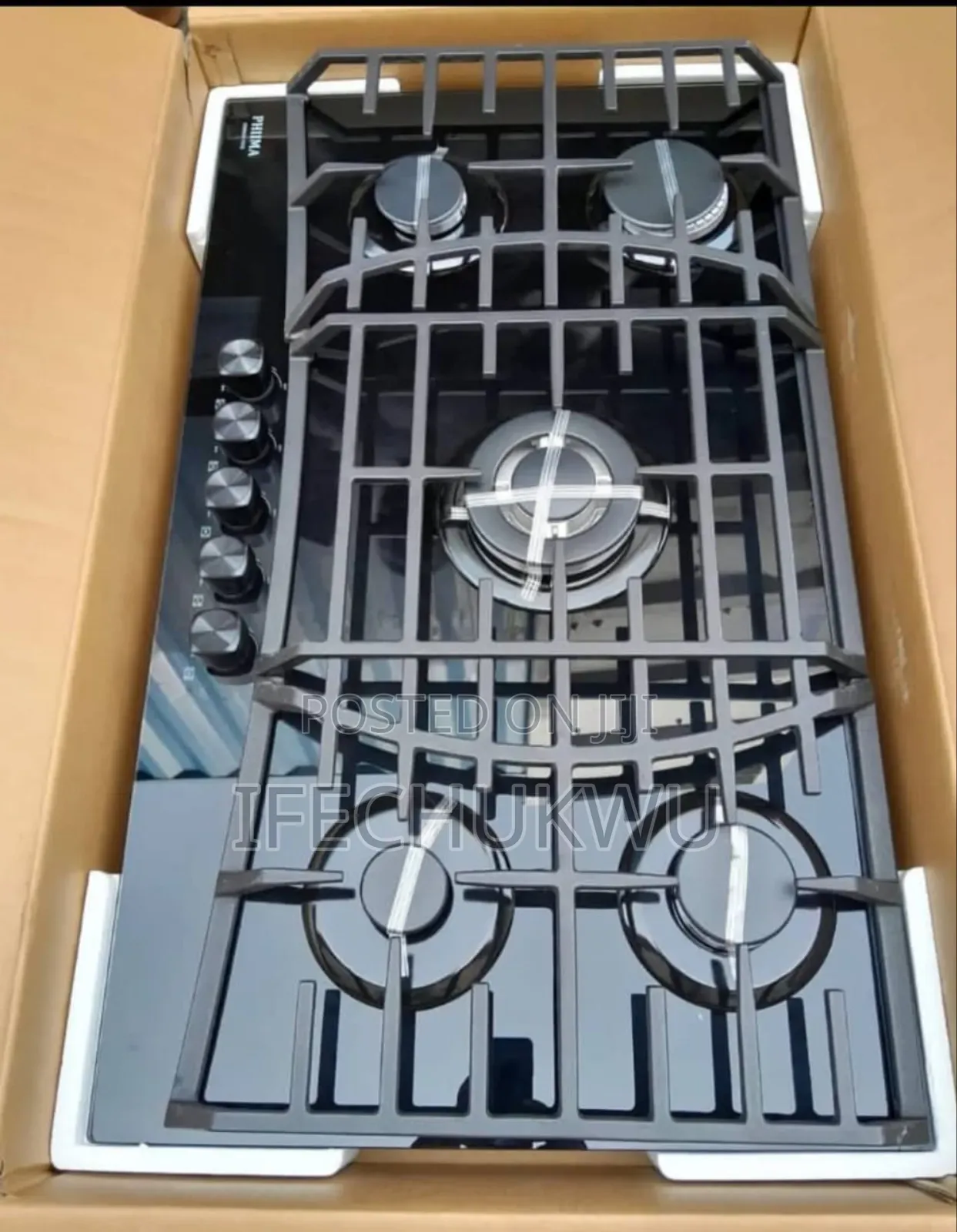 Phiima German Technology Inbuilt Cabinet 5 Burners Automatic Gas Hob