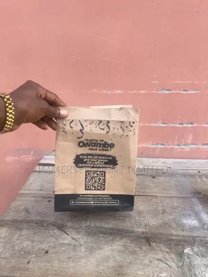 Custom Brown Packaging Bag
