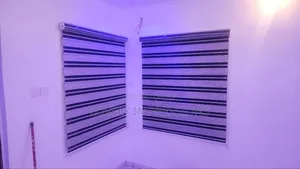 Impressive White and Black Day and Night Window Blinds