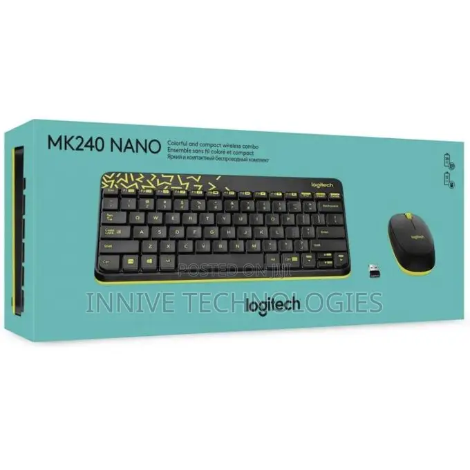 Logitech Mk240 Nano Mouse and Keyboard