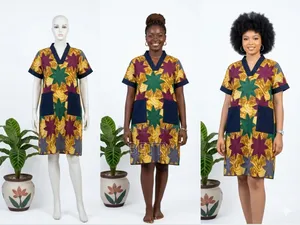 Beautiful Ankara/African Print/Adire Gown/Dress