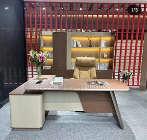 Crimson Lattice Executive Office Desk