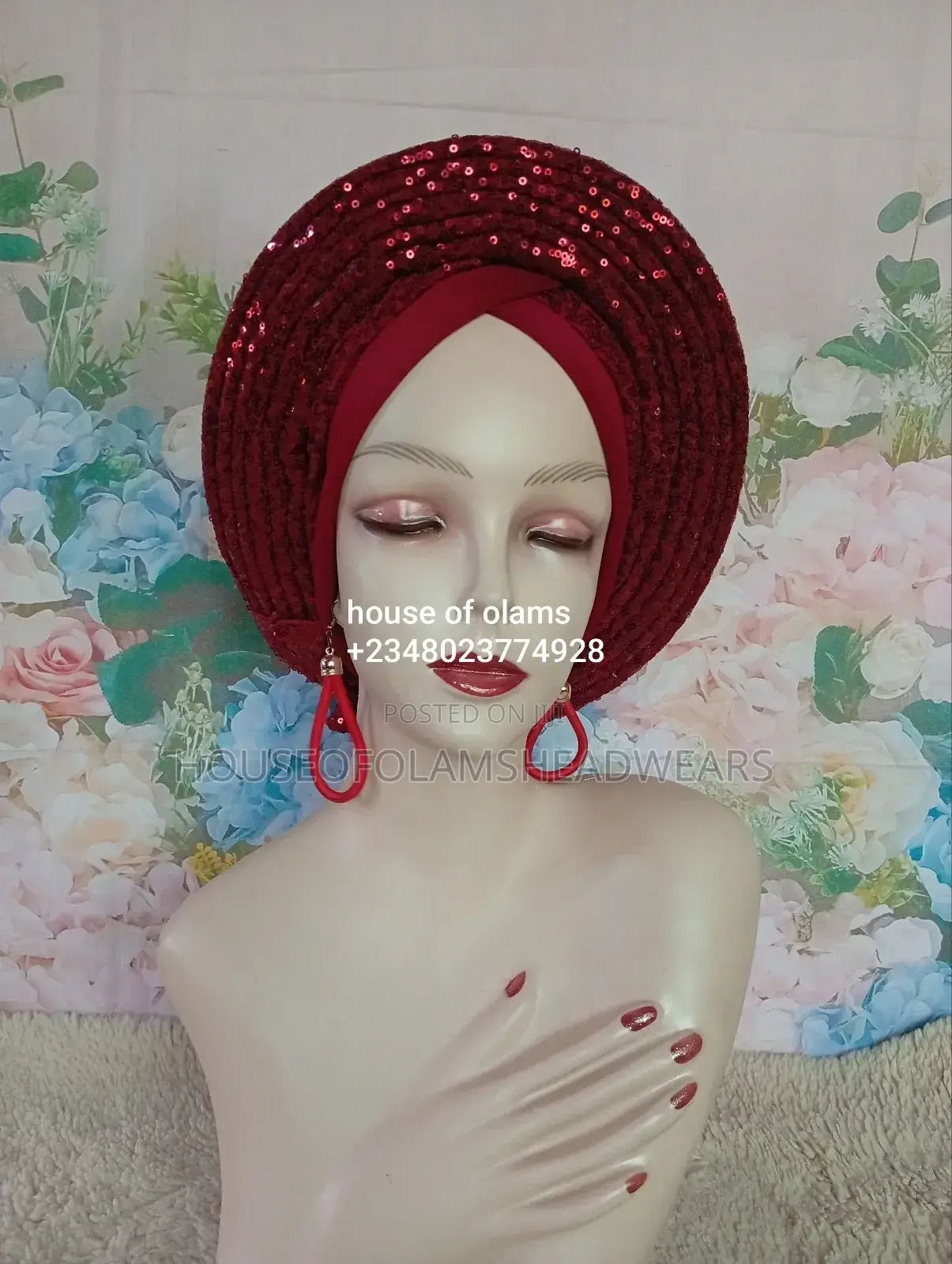 Sequin Turban