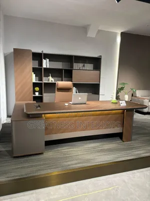 Amber Glow Command Office Desk
