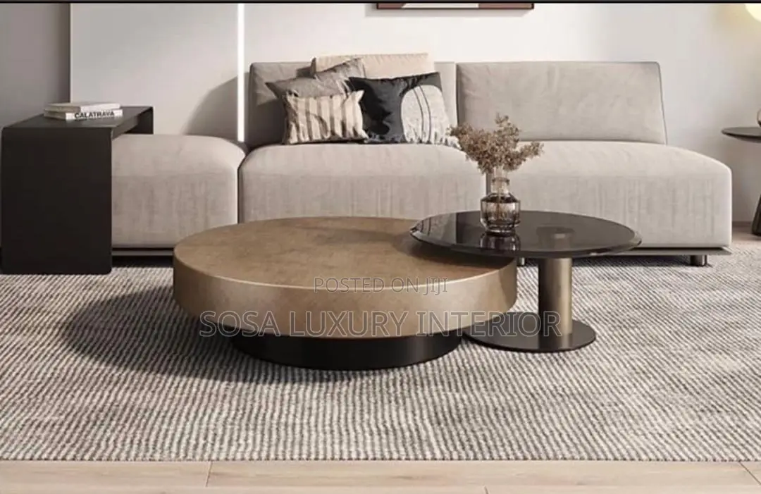 Premium Gold Mirror Centre Tables