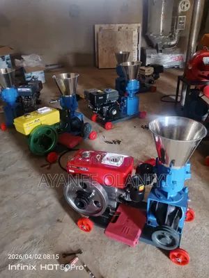 Pellecting Machine With Diesel Engine