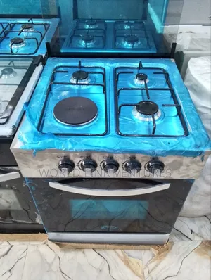 Tekno Cool Standing Gas Cooker 3 Burners And 1 Electric Burner