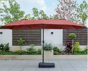 Premium Red Outdoor Patio Umbrella