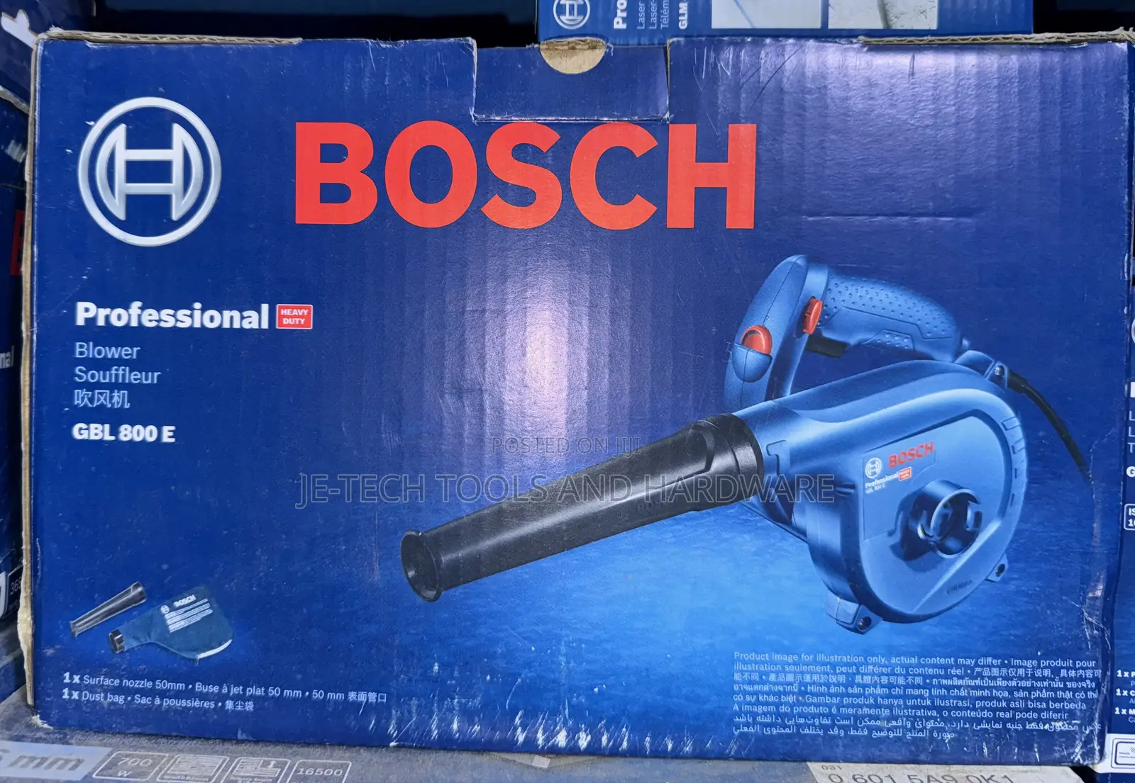 Variable Speed Blower Bosch 800w