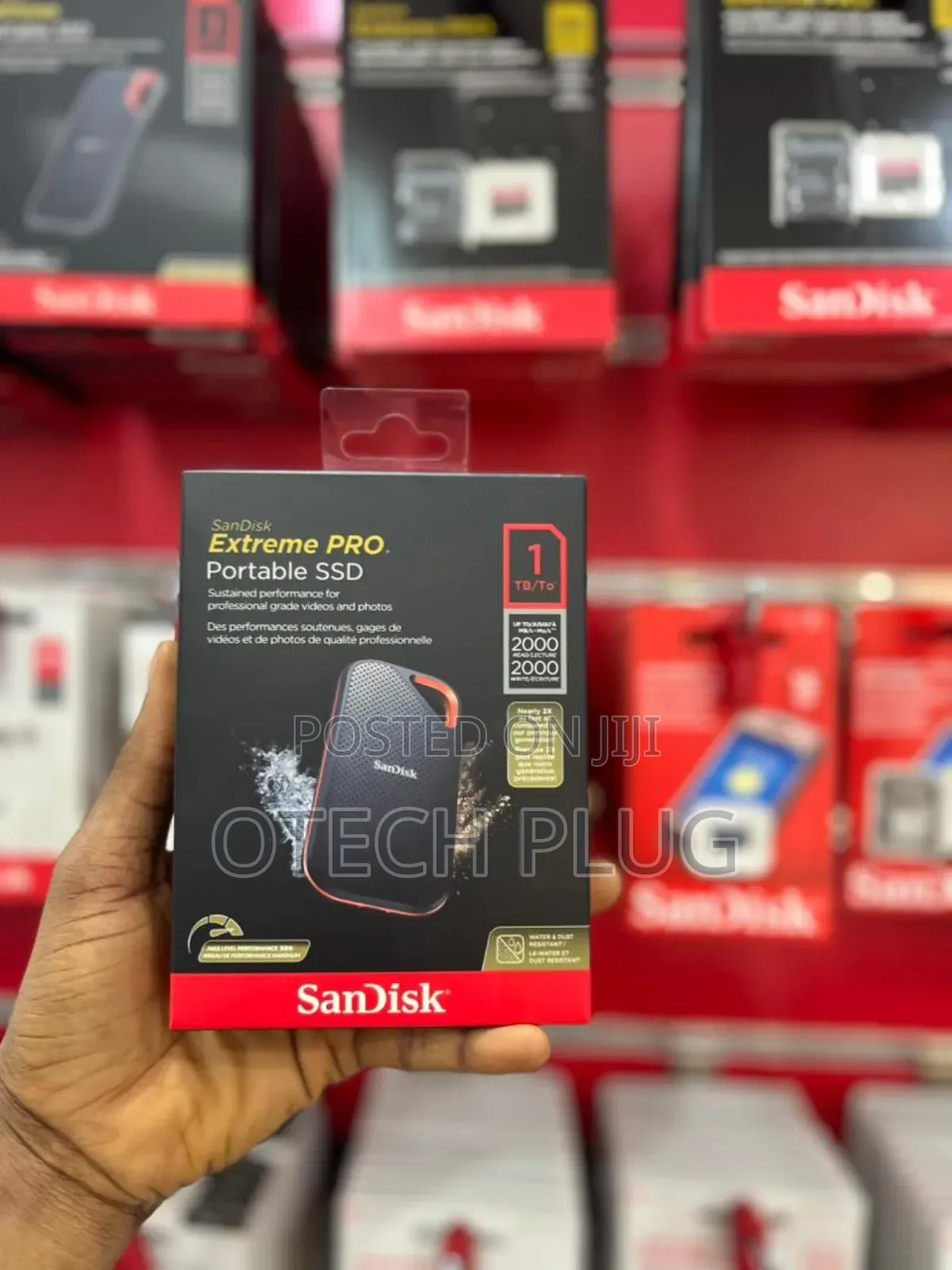 Sandisk 1tb Extreme Pro Portable SSD