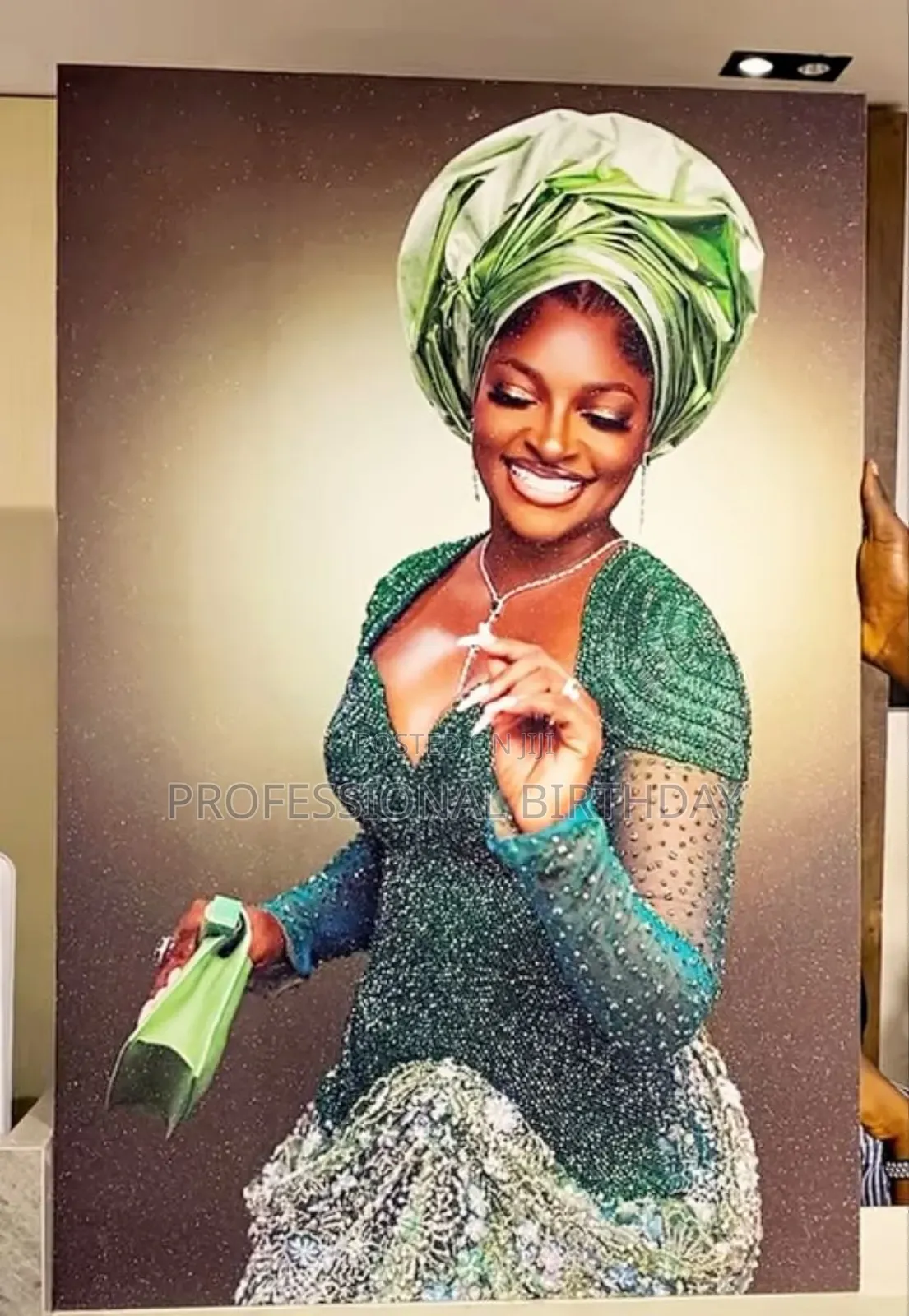 Frameless Acrylic Crystal Picture Lagos