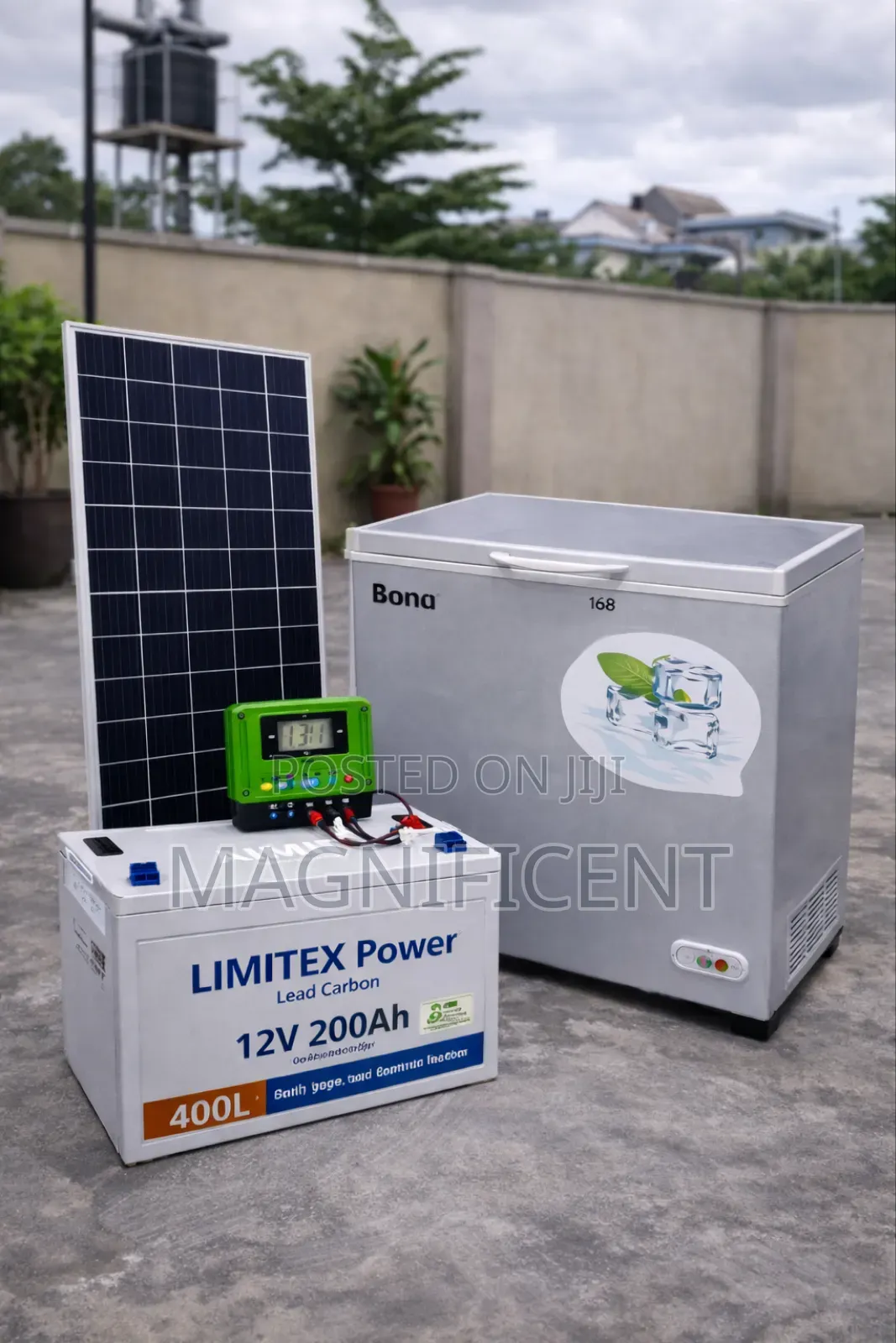 Bona 168l Solar Freezer – Panel + Battery + Controller Included