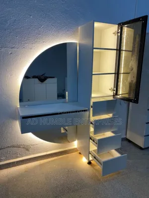 Vanity Box With Side Shelf