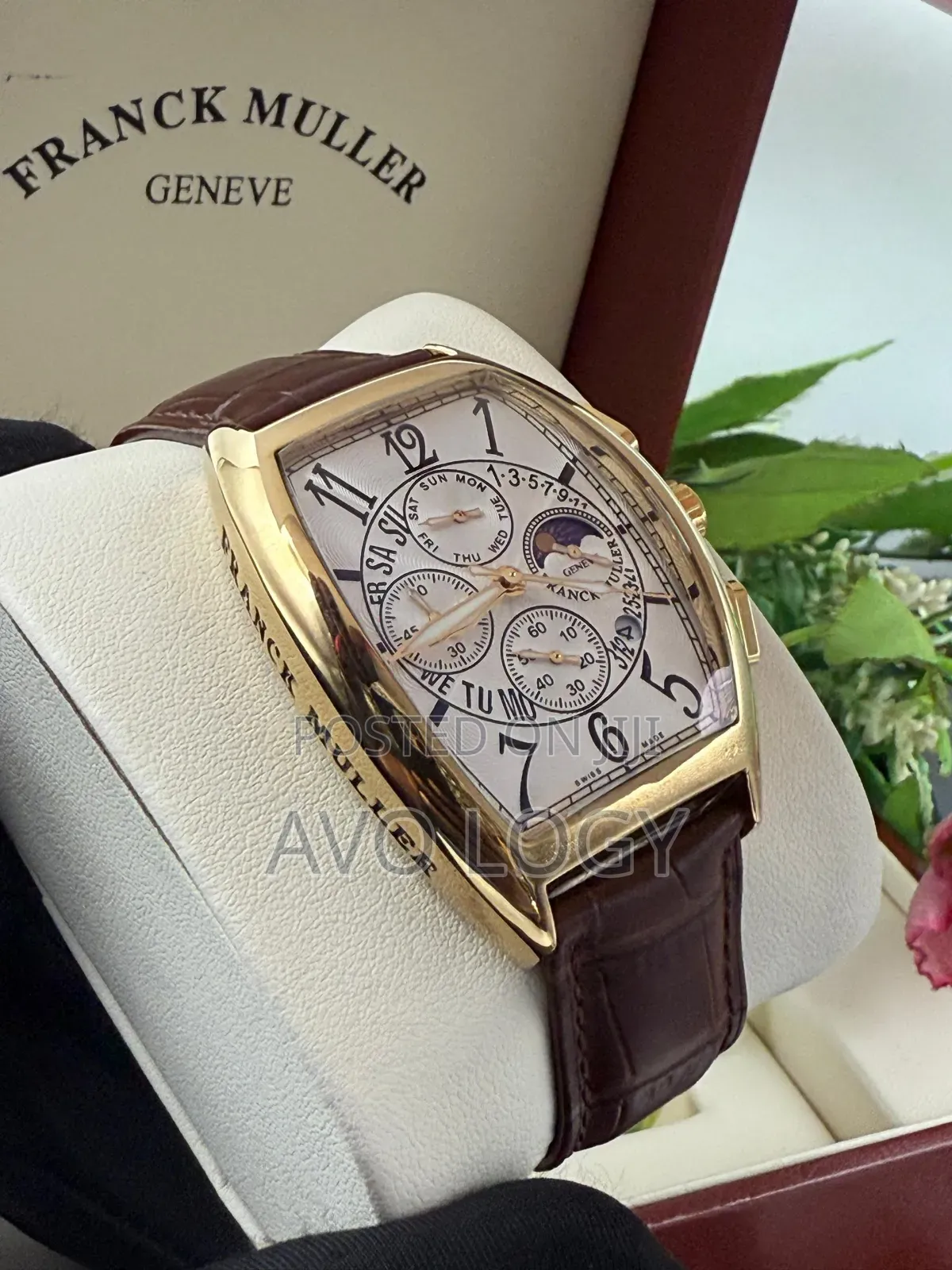 Franckmuller Leather Active Chronograph