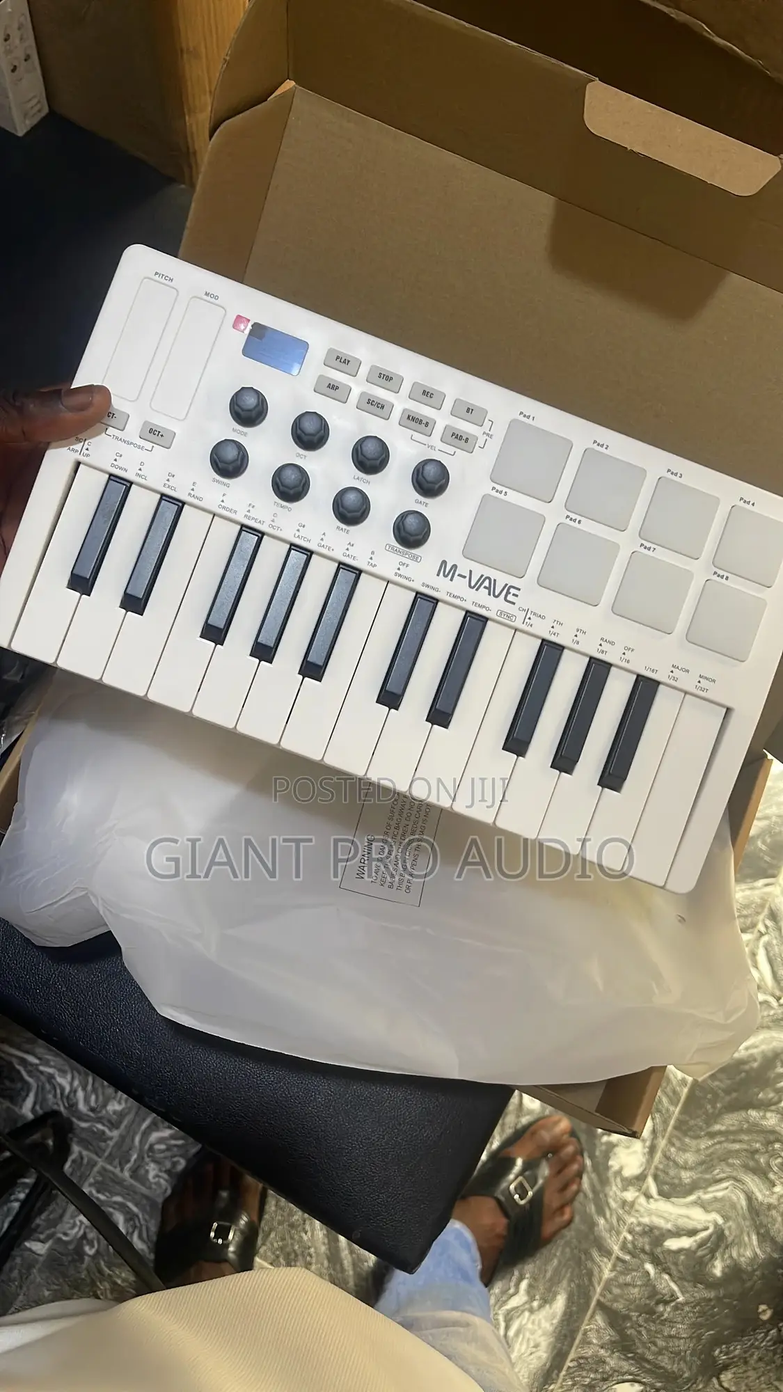 M-vave Smk-25 Professional Midi Keyboard Controller