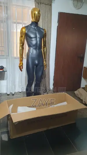 Black And Gold Male Mannequin