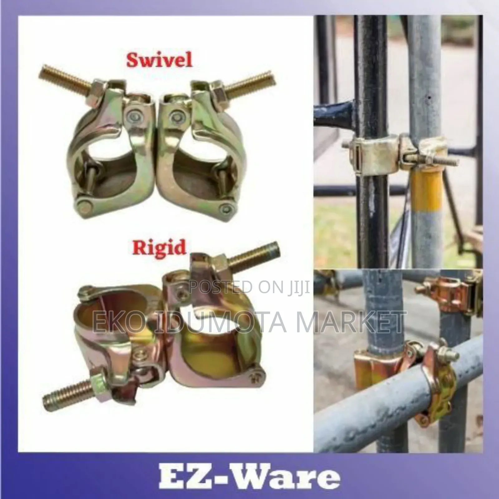 Double Coupler Pipe Screw Clamp