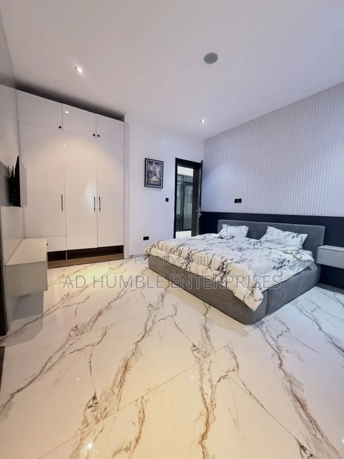 Sleek Padded Bedframe