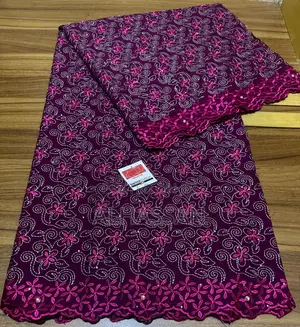 Luxury Swiss Lace: 100% Cotton