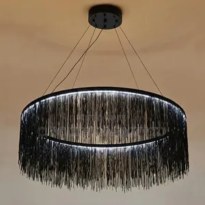 Brush Crystal Chandelier