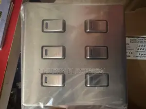 6 Gang Silver Switch