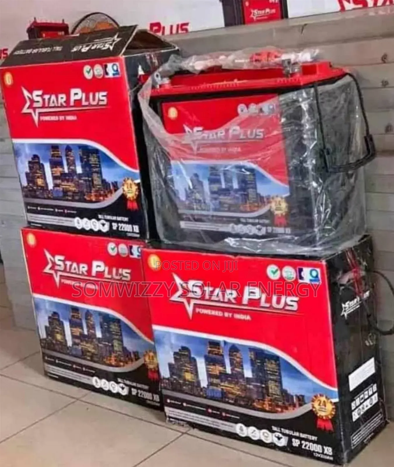Original 220ah Star Plus Solar Tubular Battery