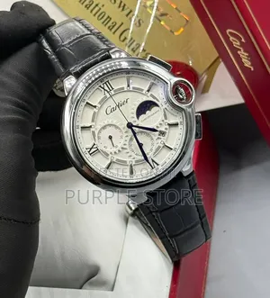 Cartier Fully Functional Chronograph Dated Quality Watch