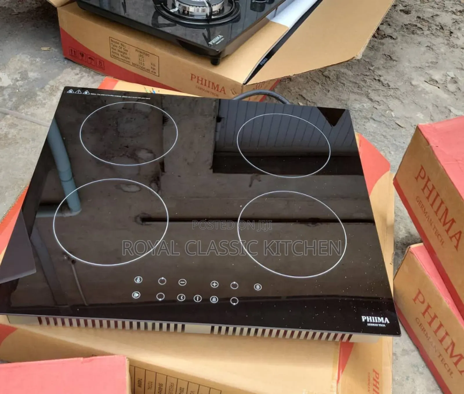 4 Burner Digital Electric Cooker
