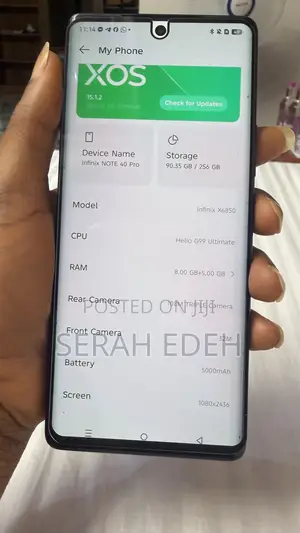 Infinix Note 40 Pro 256 GB Blue