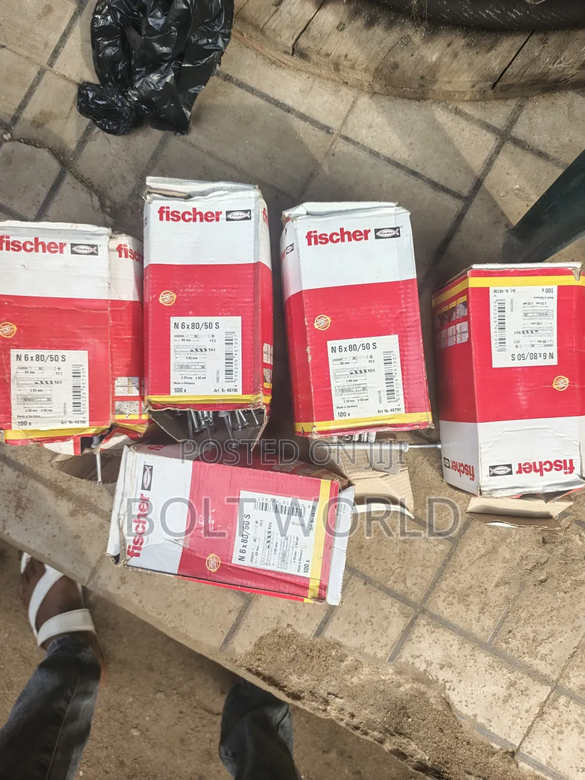 Fischer Screw Nail M6*80mm M10*80mm