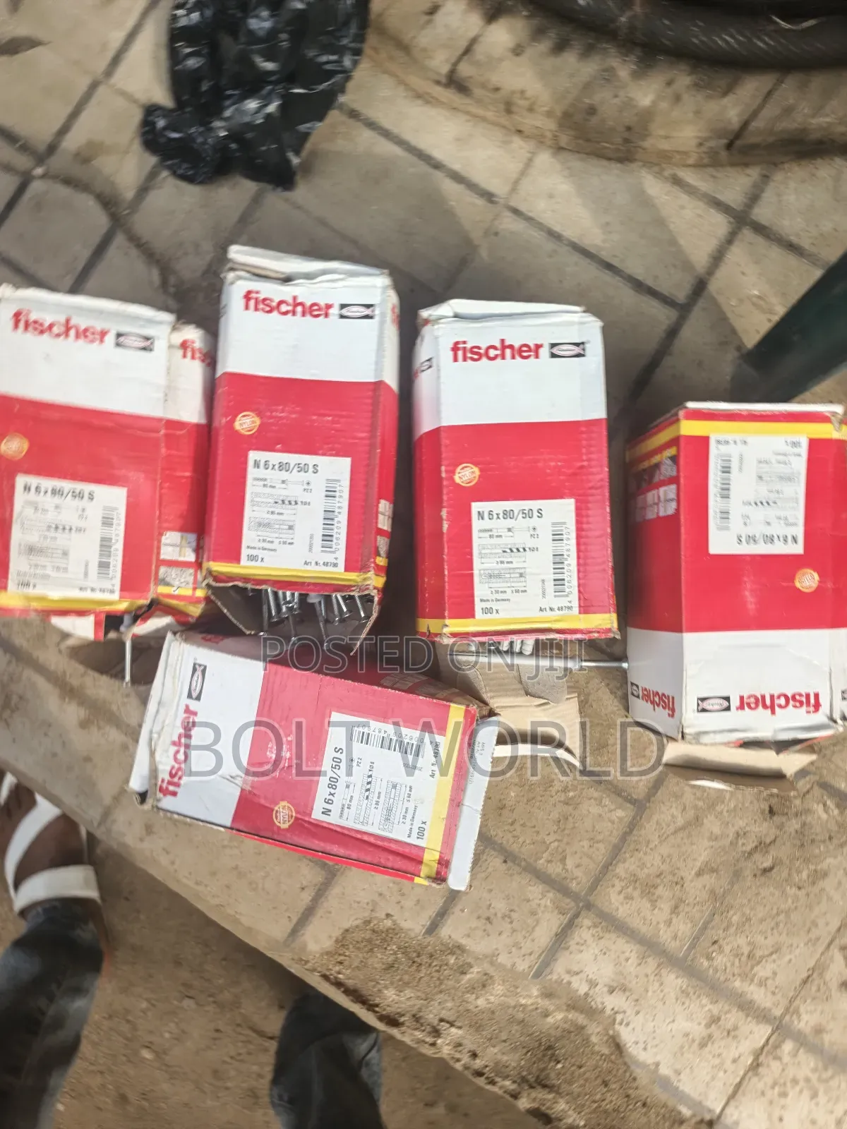 Fischer Screw Nail M6*80mm M10*80mm
