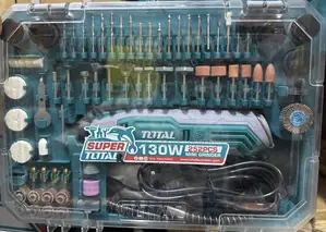Total Tools 130w Mini Grinder and Rotary Tool Kit (Model Tg)