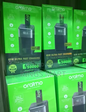 Oraimo 50000mah Powerjet 501 Laptop 85w Fast Power Bank Opb-750sq
