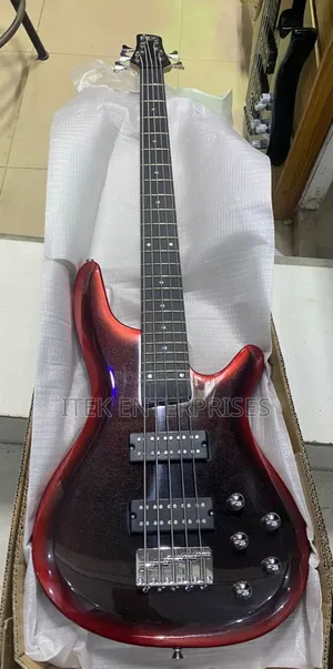 Ibanez Soundgear (Sdgr) 5-String Bass – Metallic Red/Black Burst