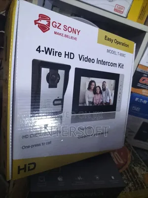 Video 4-Wire Hd Video Intercom Kit, a Security Syste