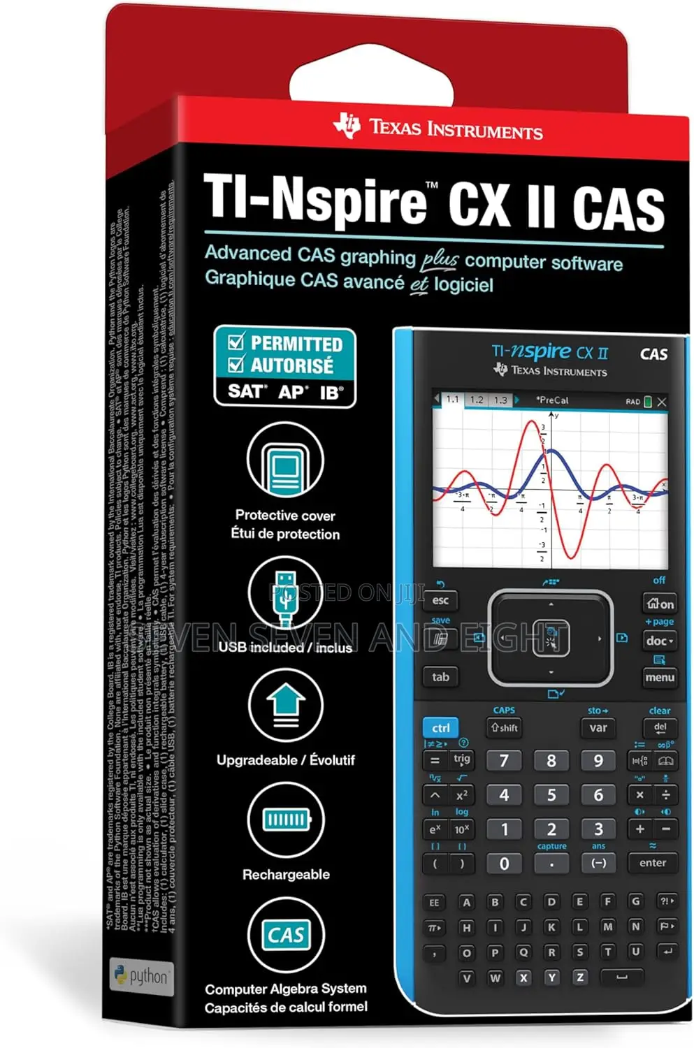 Ti-Nspire Cx Ii Cas Graphing Calculator-Ongoing Promo Price